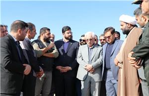 افتتاح درمانگاه عمومی امام علی (ع) شرکت آلومینای ایران و بازدید از مجتمع درمانی در حال ساخت تامین اجتماعی با حضور استاندار خراسان شمالی