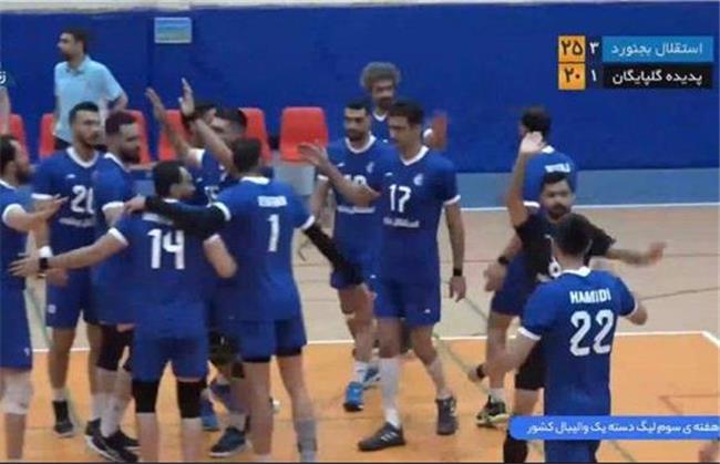پیروزی استقلال بجنورد در هفته سوم لیگ یک والیبال کشور